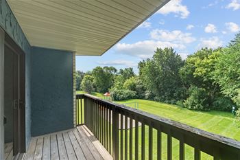 Wooded views in select homes